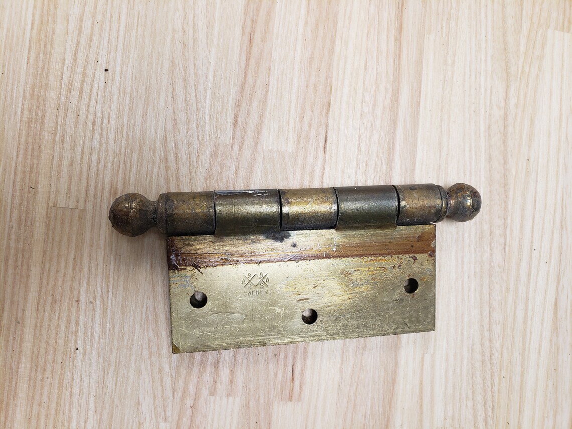 Vintage Door Hinge With Hinge Pin Etsy