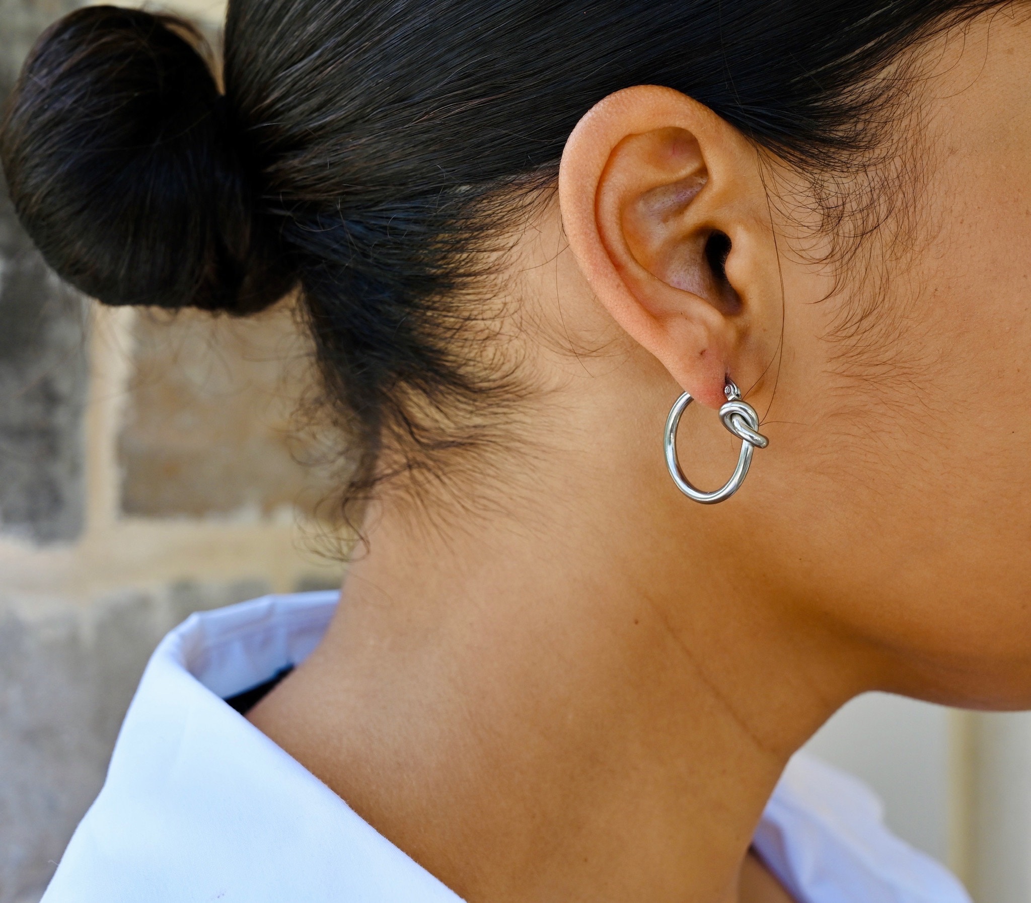Celine Knot Earrings - Etsy Celine Knot Earrings - Etsy