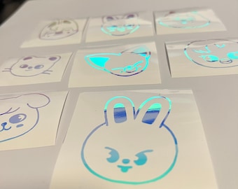 Stray Kids SKZOO Set Vinyl for Laptops, Phone Cases, Wall.