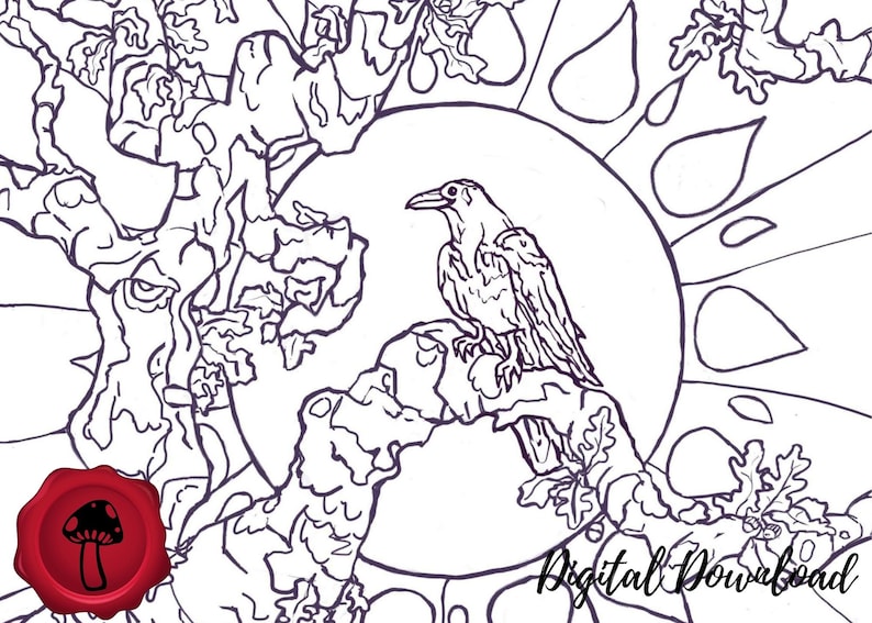 Autumn Equinox Coloring Page Download - Il 794xN.3377263087 8z72 