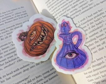Cyclops Vinyl Stickers | Potion, Pumpkin, Laptop Decals