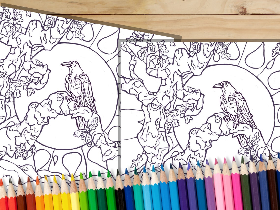 Autumn Equinox Coloring Page Download - Il 1140xN.5122671264 H9wo 