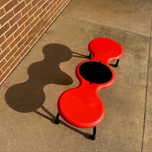 Vintage Space Age Style IKEA PS Storage Bench - Eva and Peter Moritz Designed - Made in Italy