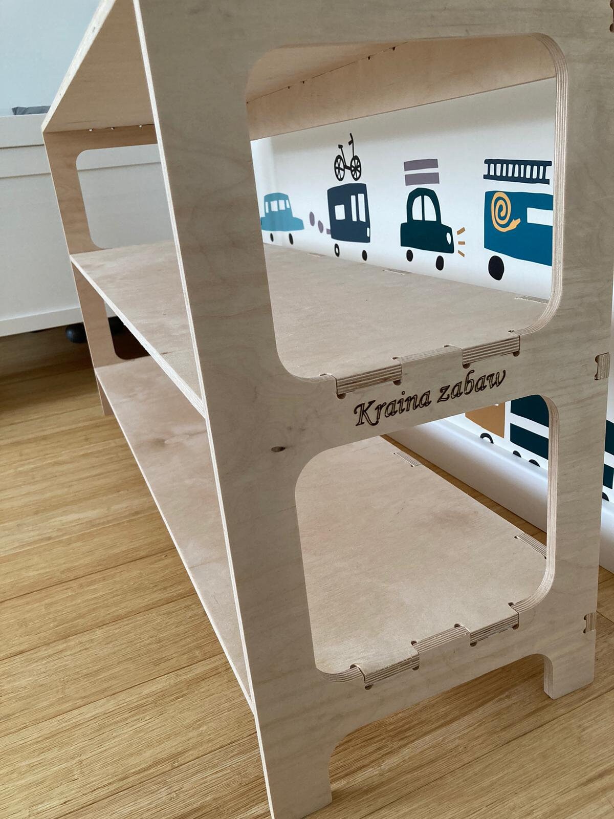 Wooden Toy Shelf Montessori Wooden Shelf XXL Wooden Shelf Etsy