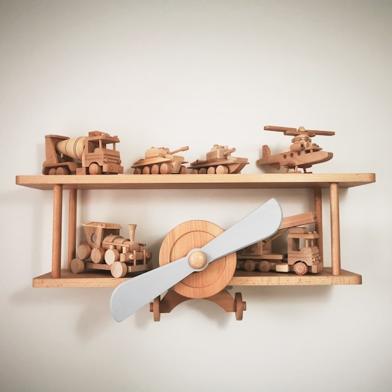 XXL Plane Shelf Kidsroom Decoration Books Shelf Toys Shelf