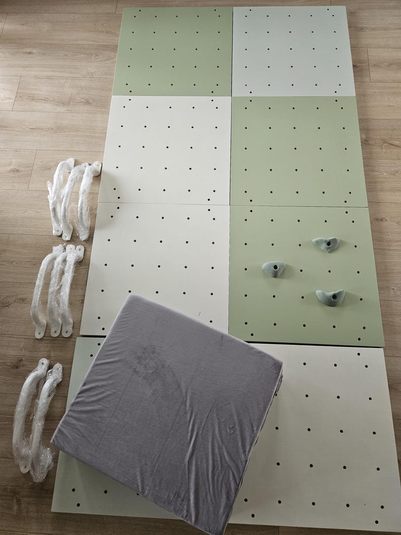 All Green Wall for Kids, Custom Colors Wall, Wooden Wall for Kids With