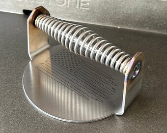 Burger Press Stainless Steel 6in
