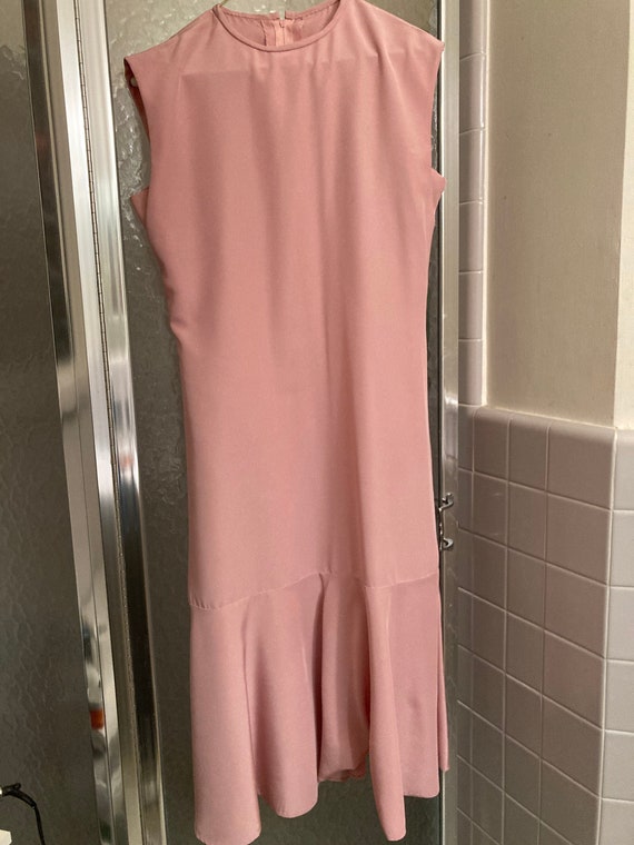 1980s Bubblegum Pink Handmade Prom Dress