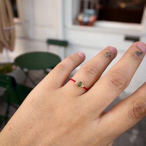 Red String of Fate Ring - Etsy