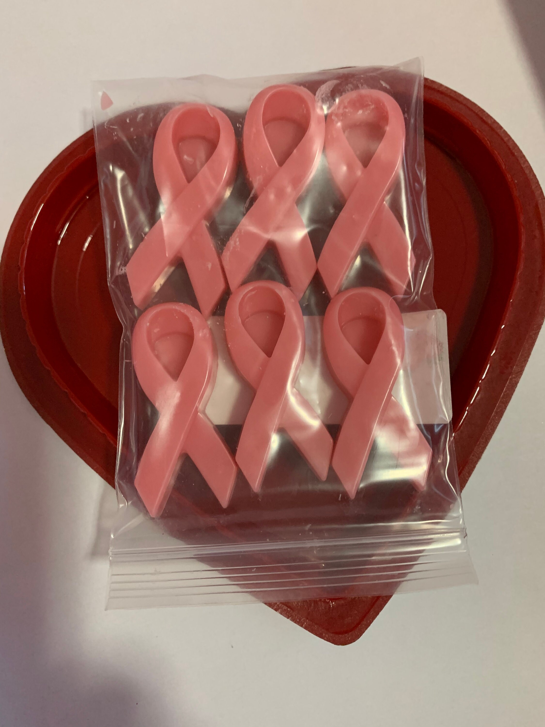 Breast Cancer Pink Ribbon Wax Melts Etsy UK