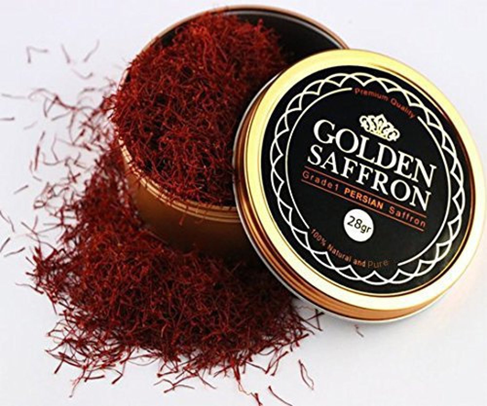 Golden Saffron Finest Pure Premium All Red Saffron Threads Etsy Canada