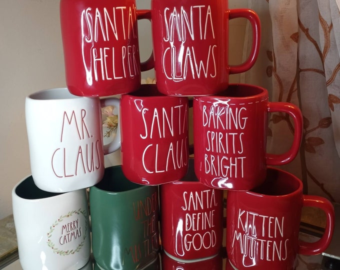 Rae Dunn Christmas Mugs Etsy