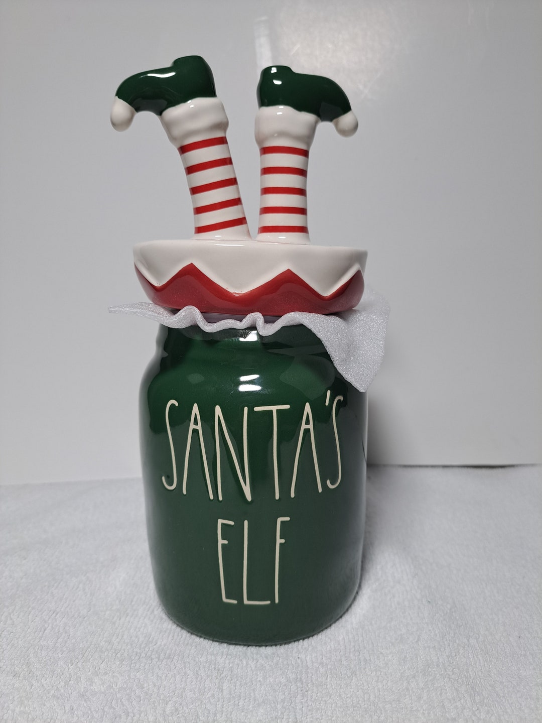 Rae Dunn Canister Santa's Elf Christmas Canister Etsy
