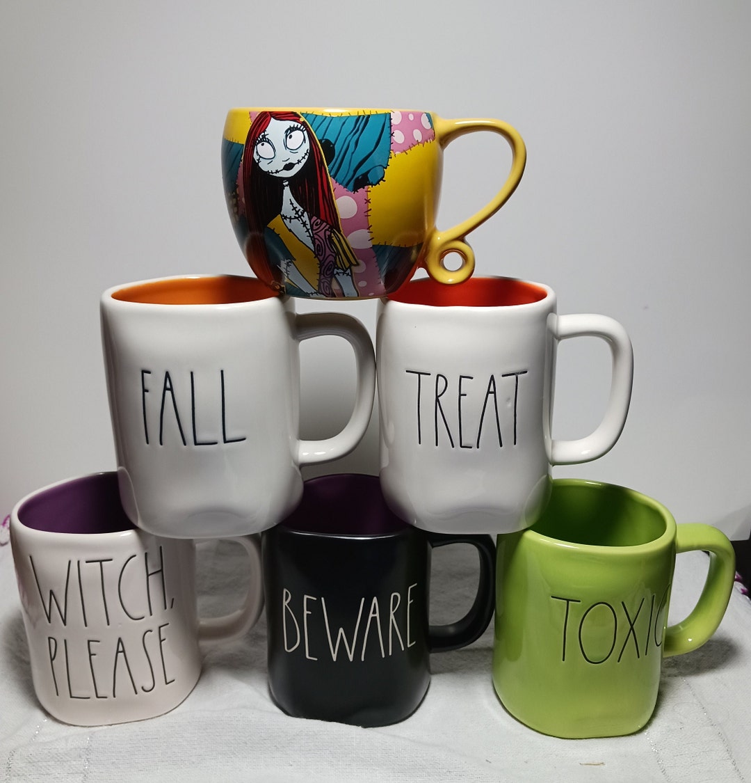 Rae Dunn Mugs Halloween Mugs Beware Mug, Toxic Mug, Witch, Please Mug, Disney Mug Etsy