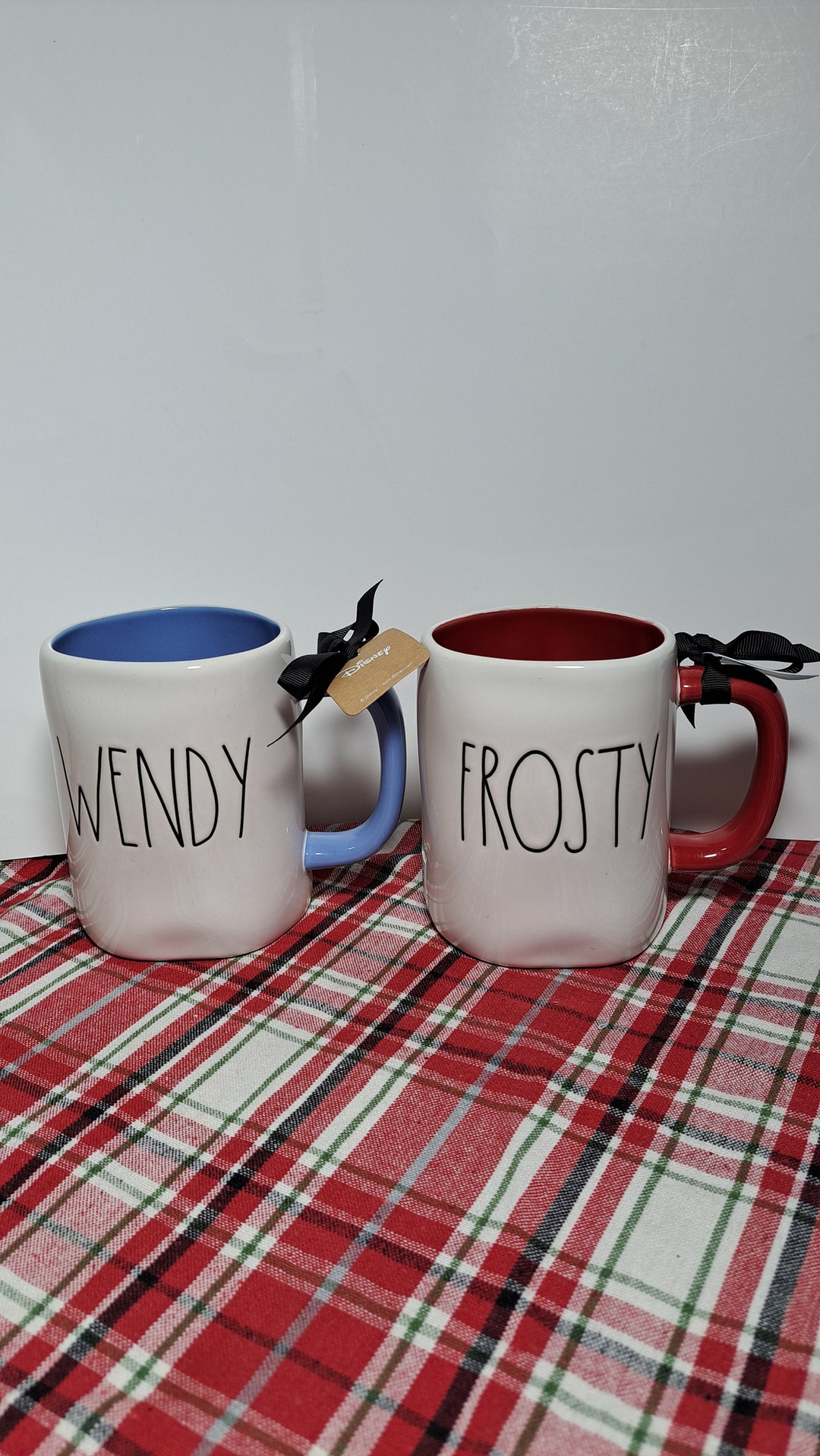 Rae Dunn Christmas Mug Frosty & Wendy Double Sided Mugs Etsy