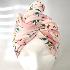 Reversible Hair Towel Sewing Pattern | Adult & Kids Sizes (PDF Download)