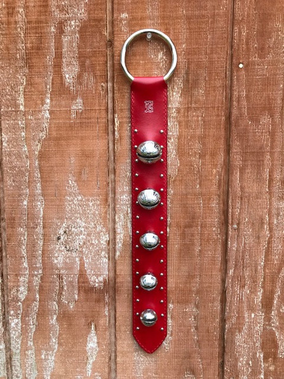 Leather Sleigh Bell Door Hanger/strap Etsy