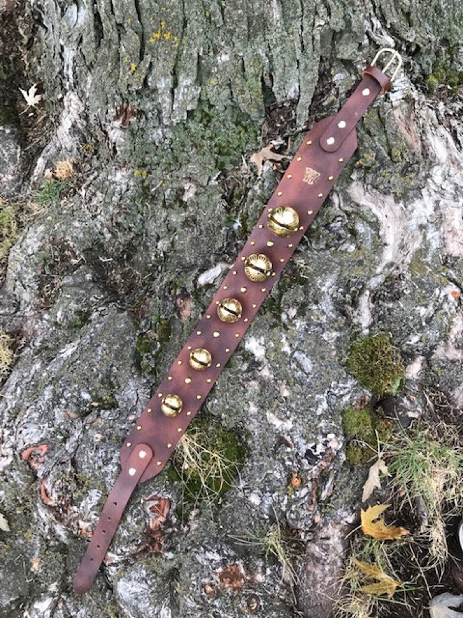 Leather Sleigh Bell Hanger/strap - Etsy UK