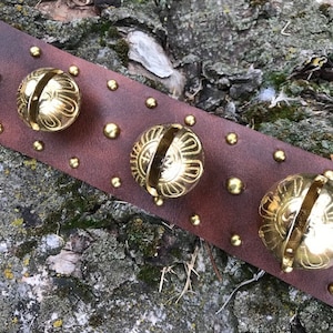 Leather Sleigh Bell Hanger/Strap