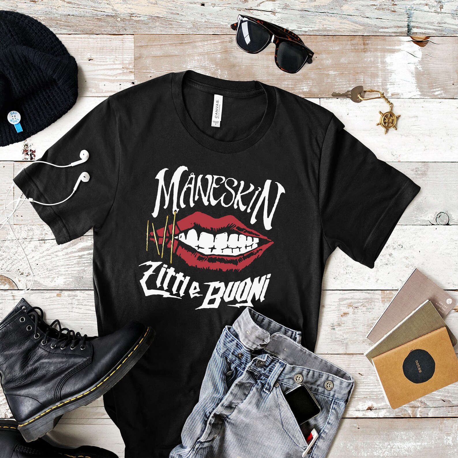 Damiano David Maneskin merch t shirt Italy band art tee | Etsy