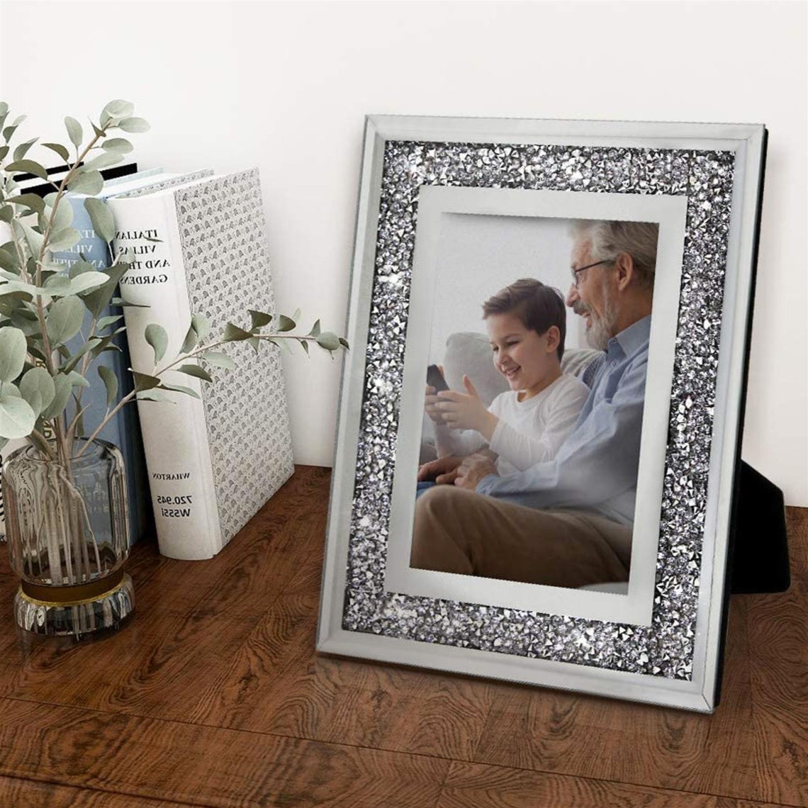 Premium Mirrored Gem Photo Frame 5 x 7 Etsy