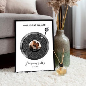 Personalised lyric prints, custom posters for anniversaries, weddings & Valentine's gifts, vinyl prints, wall art, perfect gift for couples