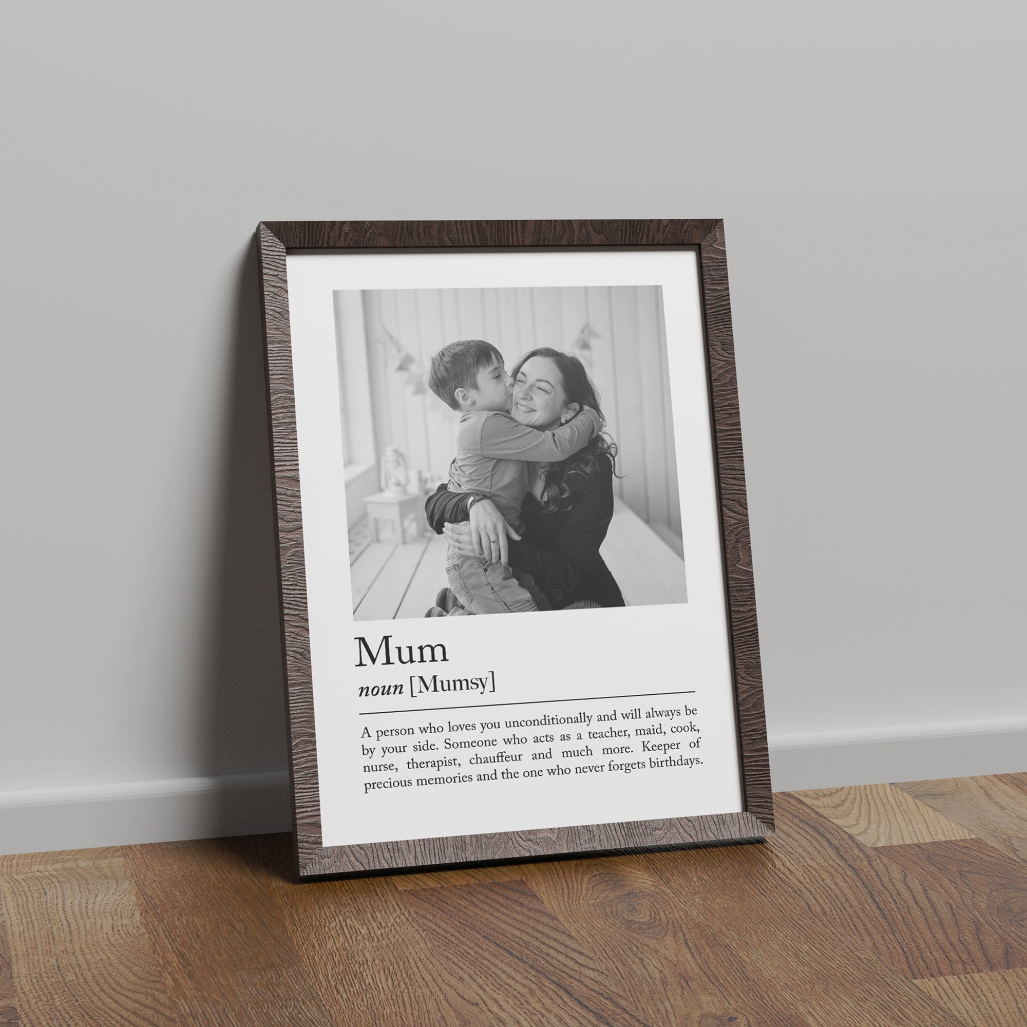 Personalised Mum Definition Print Custom Gift With Photo for Etsy UK