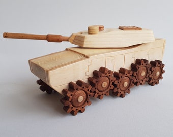 Wooden Gear Tank Toy Plans & Patterns. Wooden toys for kids, wooden tank plans (PDF Download)