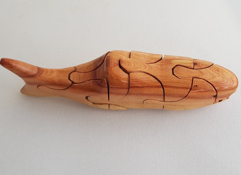 Wooden 3D Shark