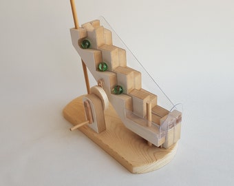 Planos de juguete para máquina de escalera de mármol de madera