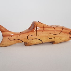 Wooden 3D Shark Puzzle