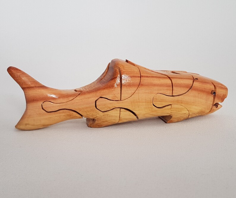Wooden 3D Shark Puzzle