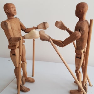 Wooden Boxing Dummies Plans and Patterns - Wooden fighting men (PDF Download)