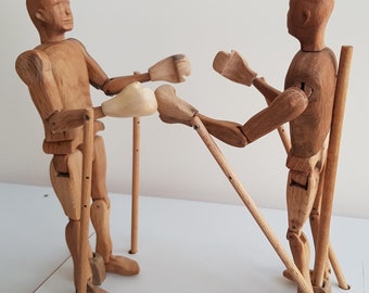 Wooden Boxing Dummies Plans and Patterns - Wooden fighting men (PDF Download)