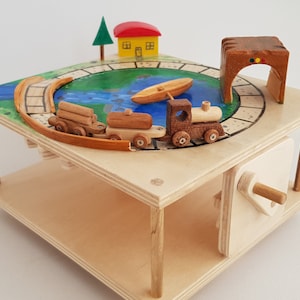 Wooden Carousel Train Toy Plans & Patterns. Wooden Train Carousel Diy Plans (PDF Download)