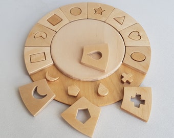 Wooden Shapes Puzzle Toy Plans and Patterns for kids  (PDF Download)