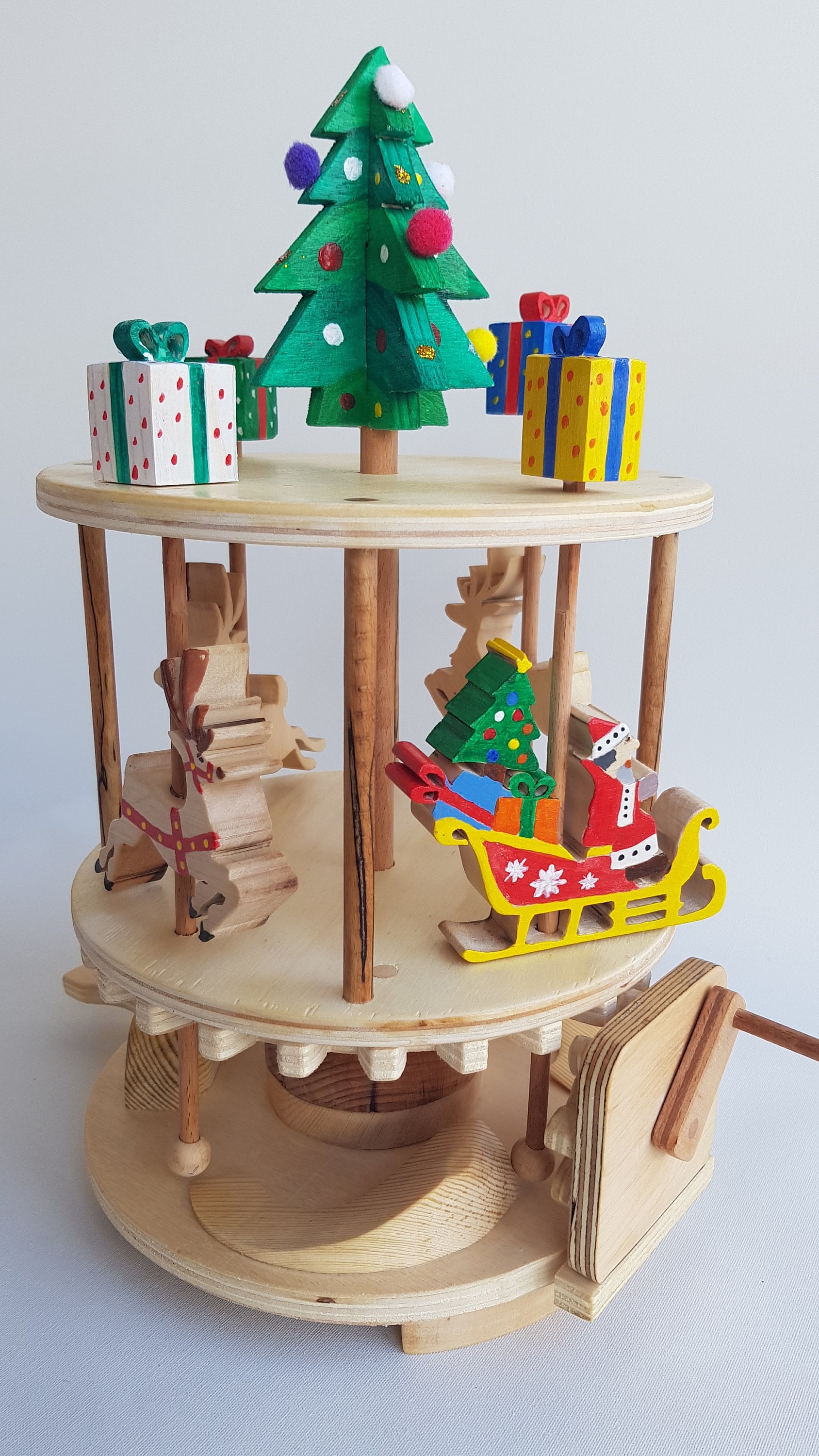 Wooden Santa Claus Carousel Plans & Patterns PDF Download Etsy