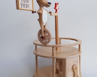 Wooden riding unicycle deer Pdf Printable Plans and Patterns - Wooden riding unicycle deer Toy Plans