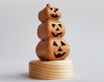 3D Scrollsaw Pumpkin Plans | Wooden Halloween Decor (PDF Download)
