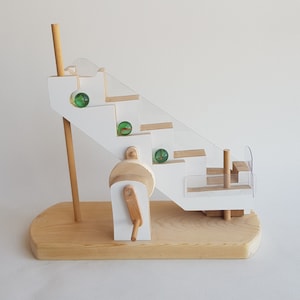 Hölzernen Treppe Marmor Maschine Pdf druckbare Pläne und Muster - Holz Marmor Maschine Spielzeug Pläne