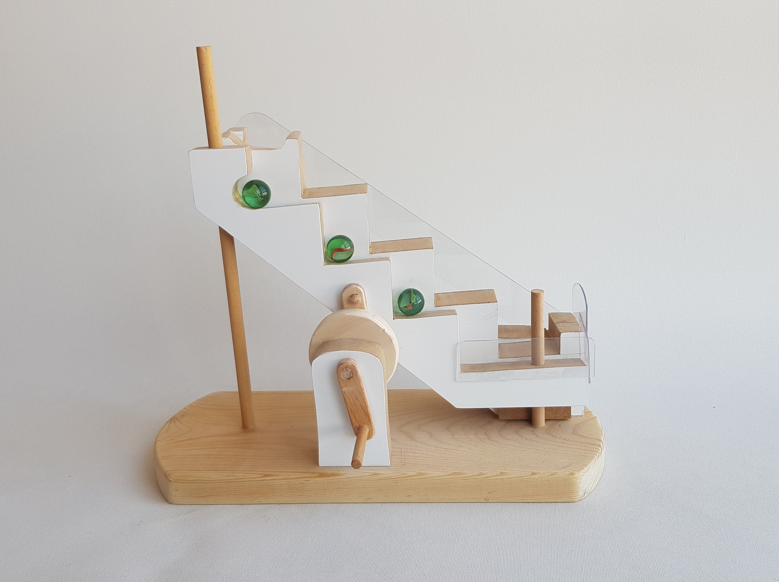 Wooden Staircase Marble Machine Pdf Printable Plans and Patterns Wooden Marble  Machine Toy Plans - Etsy