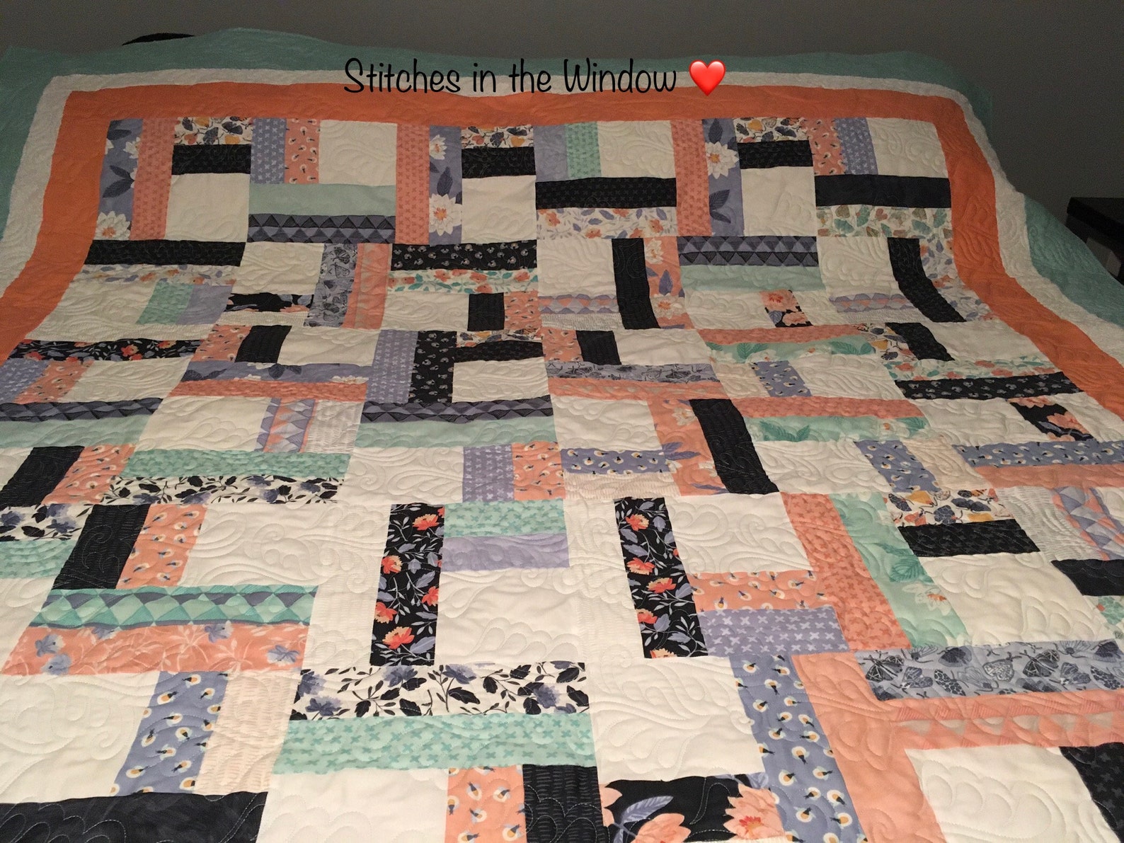 Quilt Handmade Amish Quality Queen Size Etsy