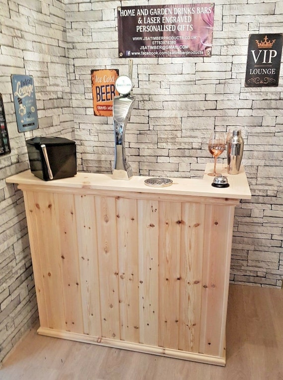 Oak Home Drinks Bar Man Cave Bar, Summerhouse Bar. 