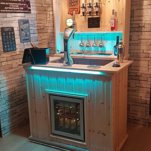 Full Front Monaco Home Bar Drinks Bar Summerhouse Bar Mancave Etsy UK