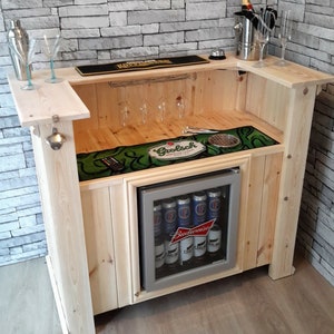 MONACO REAR Fridge Home Bar Garden Bar Mancave