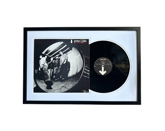 Pearl Jam - Rear View Mirror Vol 2, Framed Vinyl Record & Album Cover, Ready to Hang, Music Gift, Wall Art