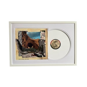 Dave Matthews Band - Walk Around The Moon Exclusive White, Framed Vinyl Record & Album Cover, Ready to Hang, Music Gift, Wall Art