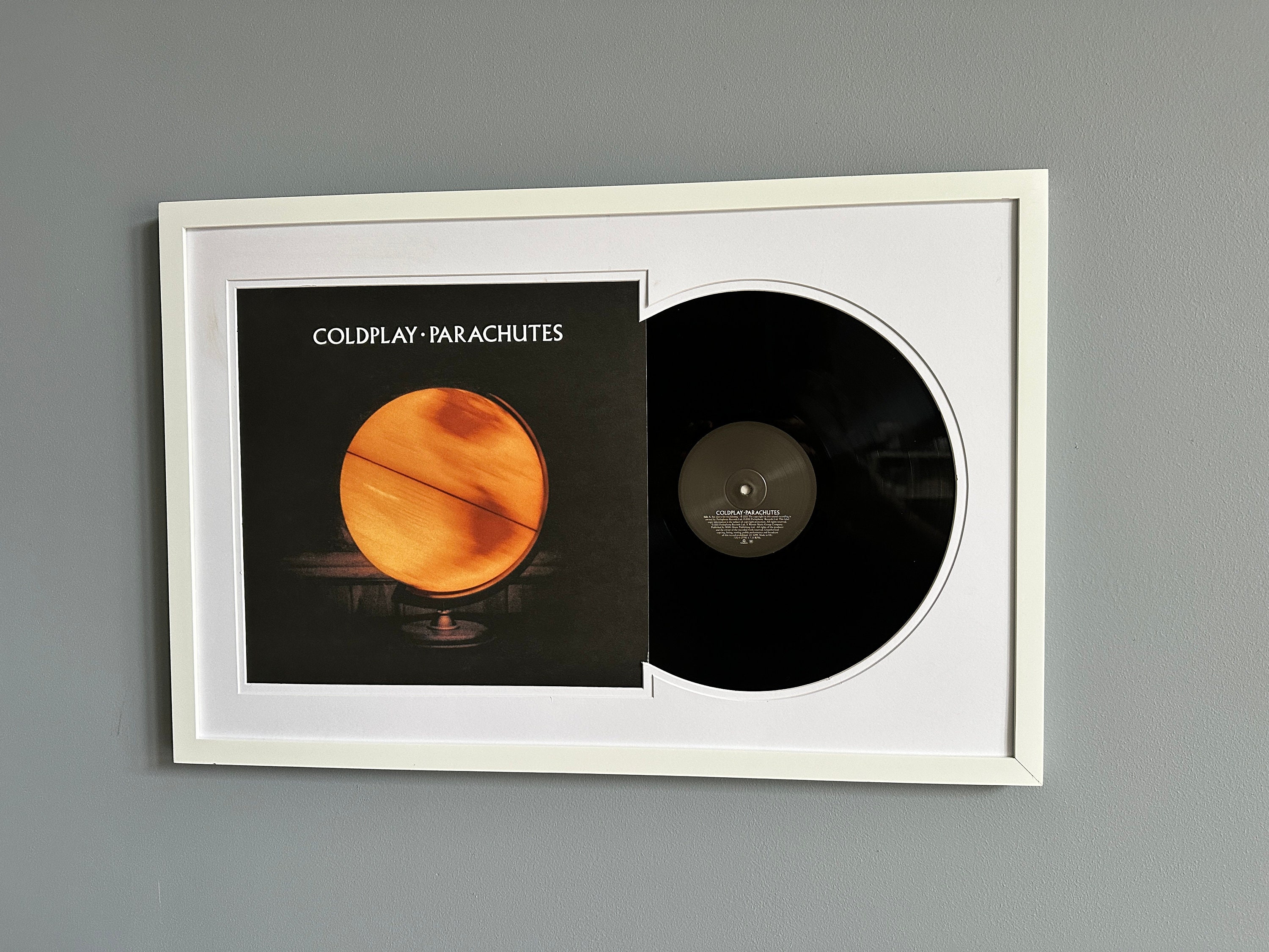 Coldplay - Parachutes, Framed Vinyl Record & Album Cover, Ready to