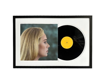 Adele - 30 - Framed Vinyl Record & Album Cover, Ready to Hang, Music Gift, Wall Art