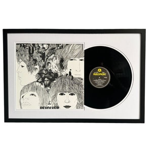 The Beatles - Revolver, Framed Vinyl Record & Album Cover, Ready to Hang, Music Gift, Wall Art